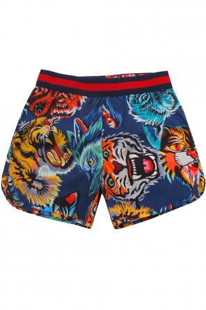 Patterned swimming shorts, zdjęcie 1 Patterned swimming shorts od Gucci Kids